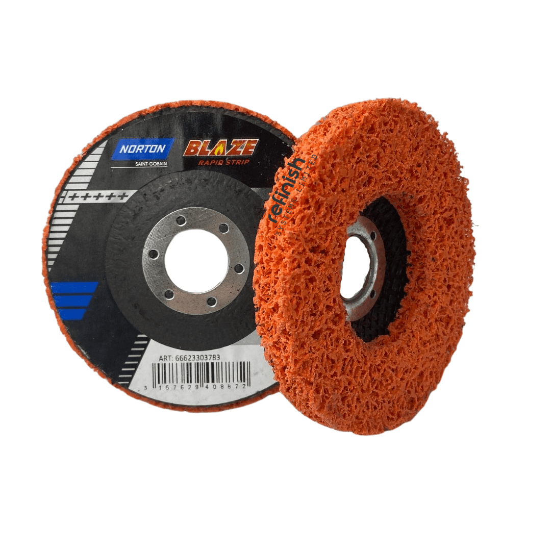 Norton Blaze Rapid Strip Angle Grinder Discs | Refinish Systems Ltd
